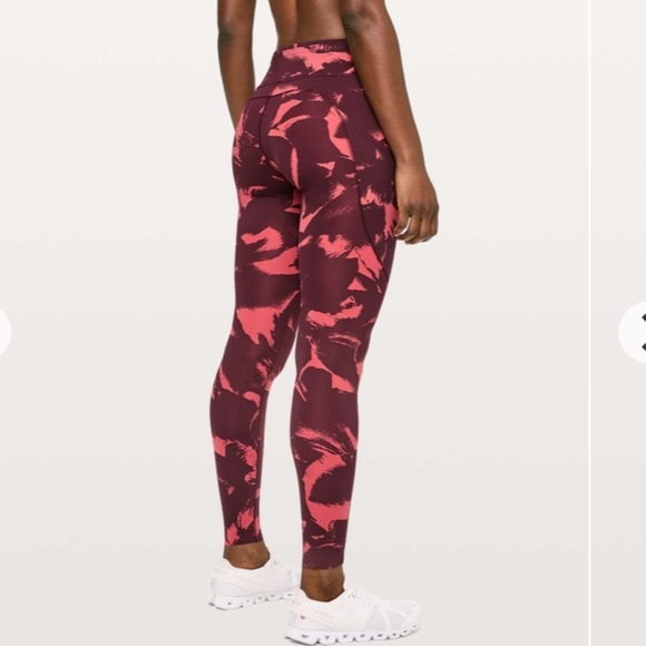 Lululemon Fast & Free Full Length Tight 28"
Flower Pop Poppy Coral Deep Ruby - Picture 2 of 13